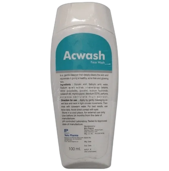 acwash facewash 100 ml